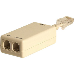 photo  Filtre ADSL - RJ45 / RJ11